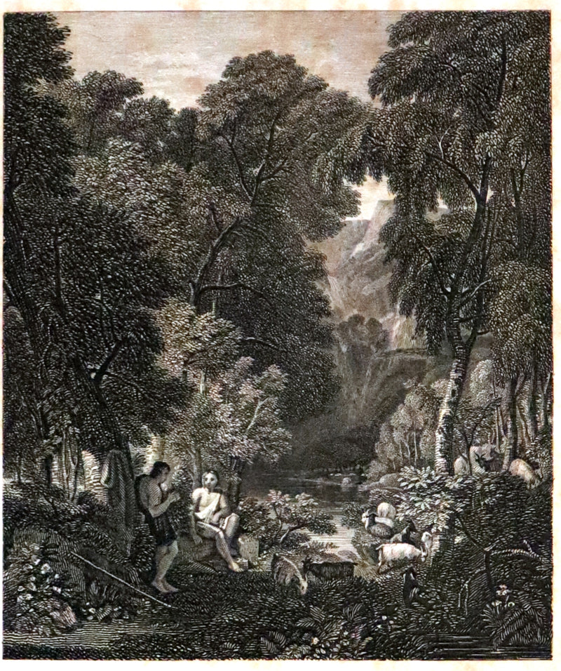 1880 Rare Victorian Book ~ The Poetical Works of John Milton. The Paradise Lost, Paradise Regained, etc. Illustrated.