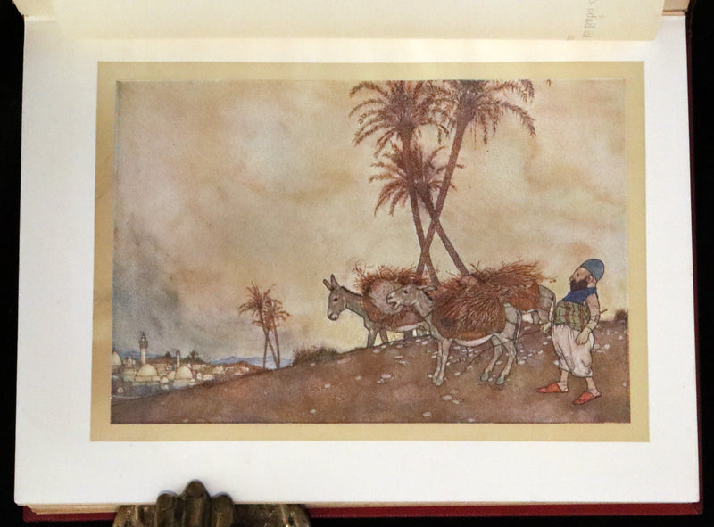 1911 First Edition - Ali Baba and Other Stories from the Arabian Nights by Laurence Housman. Illustrated by Edmund Dulac.