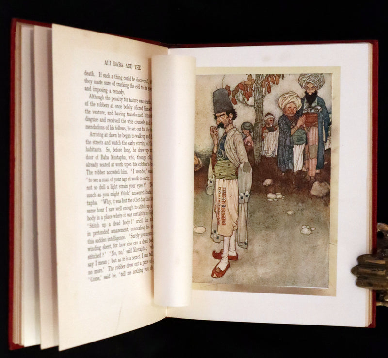 1911 First Edition - Ali Baba and Other Stories from the Arabian Nights by Laurence Housman. Illustrated by Edmund Dulac.