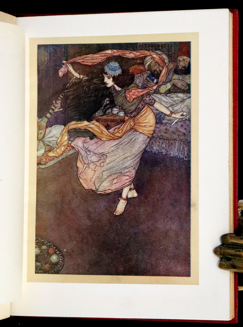 1911 First Edition - Ali Baba and Other Stories from the Arabian Nights by Laurence Housman. Illustrated by Edmund Dulac.