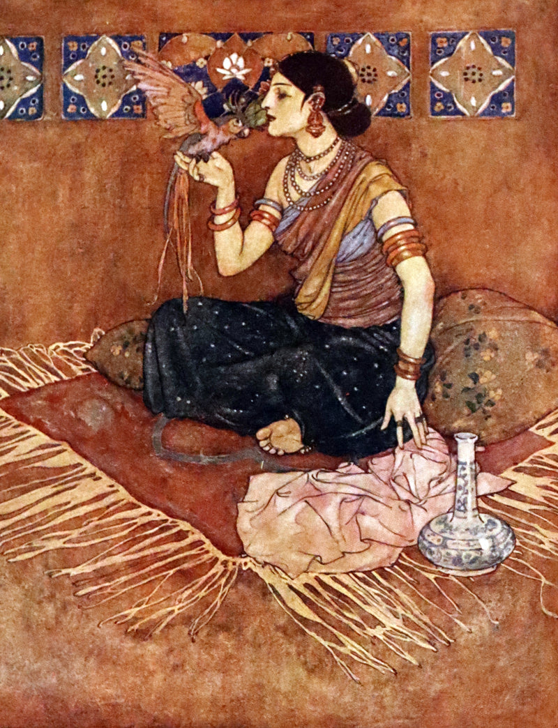 1911 First Edition - Ali Baba and Other Stories from the Arabian Nights by Laurence Housman. Illustrated by Edmund Dulac.