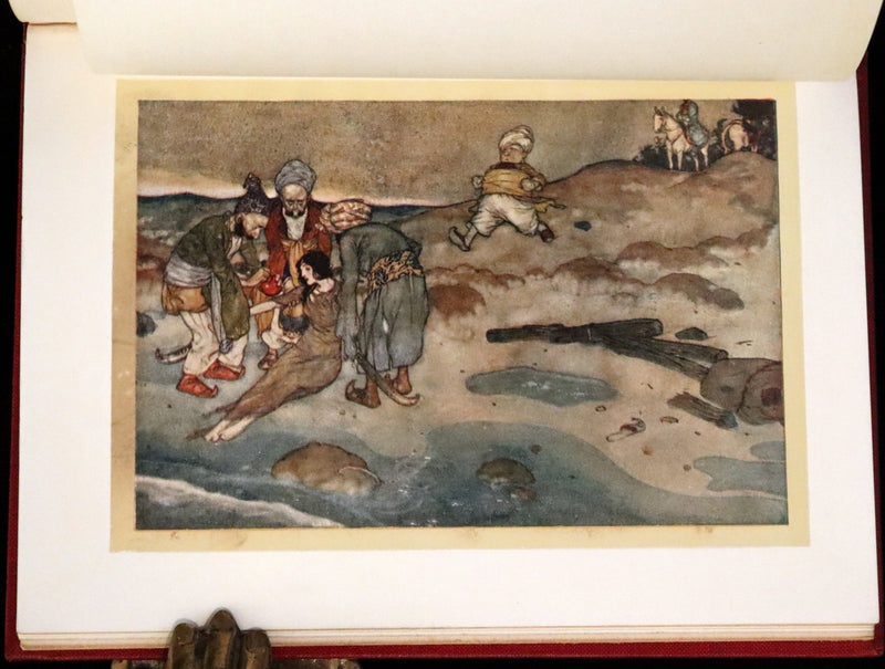 1911 First Edition - Ali Baba and Other Stories from the Arabian Nights by Laurence Housman. Illustrated by Edmund Dulac.
