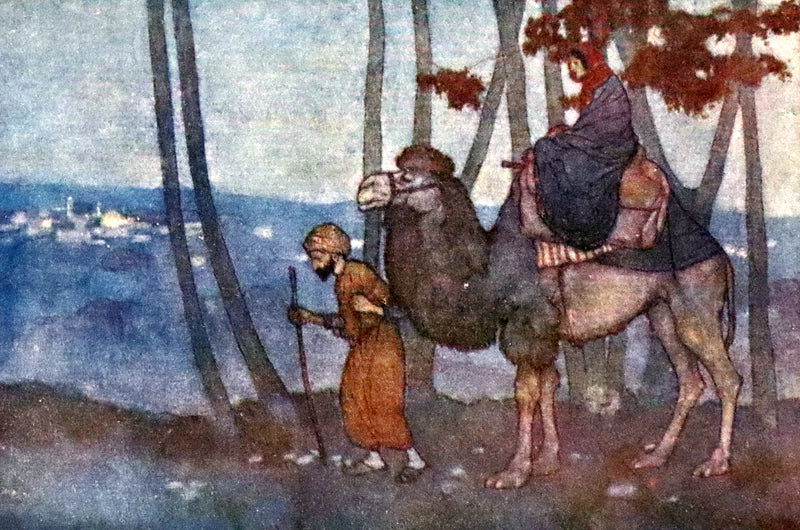 1911 First Edition - Ali Baba and Other Stories from the Arabian Nights by Laurence Housman. Illustrated by Edmund Dulac.
