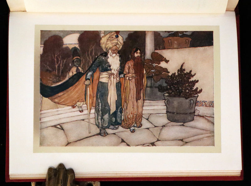 1911 First Edition - Ali Baba and Other Stories from the Arabian Nights by Laurence Housman. Illustrated by Edmund Dulac.