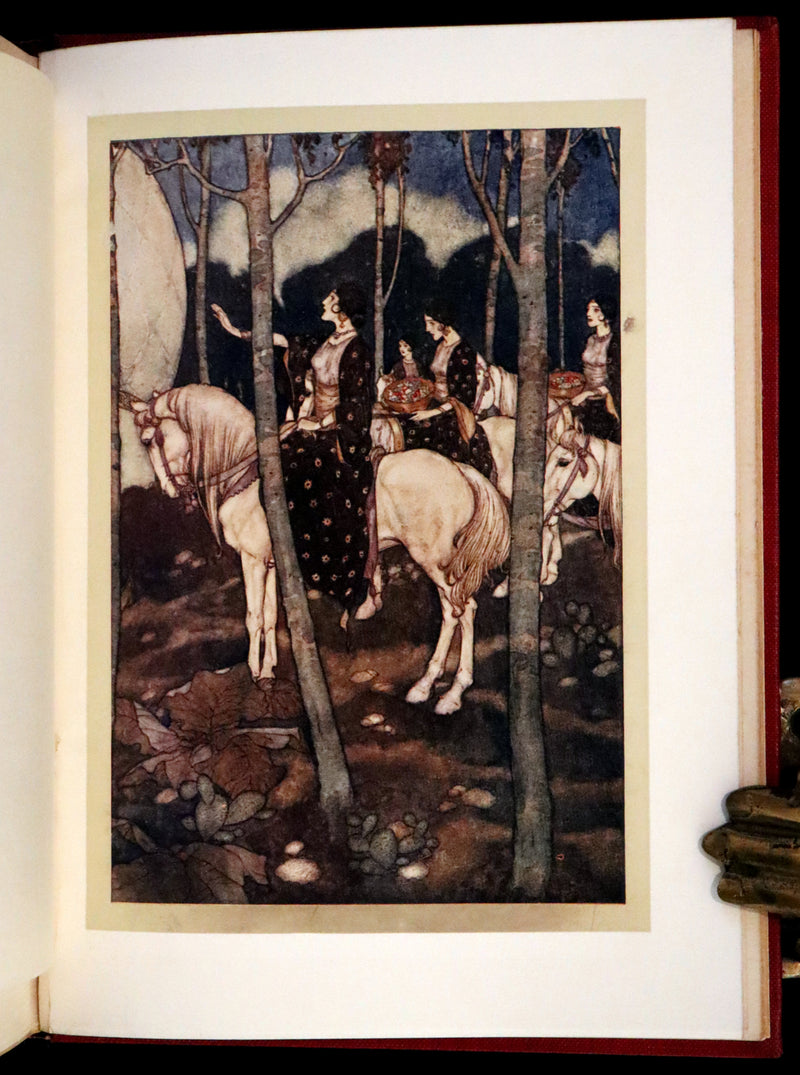 1911 First Edition - Ali Baba and Other Stories from the Arabian Nights by Laurence Housman. Illustrated by Edmund Dulac.