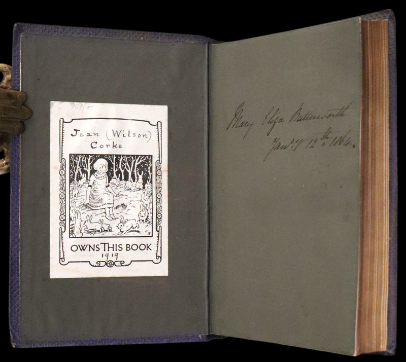 1863 Rare Book ~ Lady of the Lake by Sir Walter Scott, Illustrated by Birket Foster and John Gilbert.