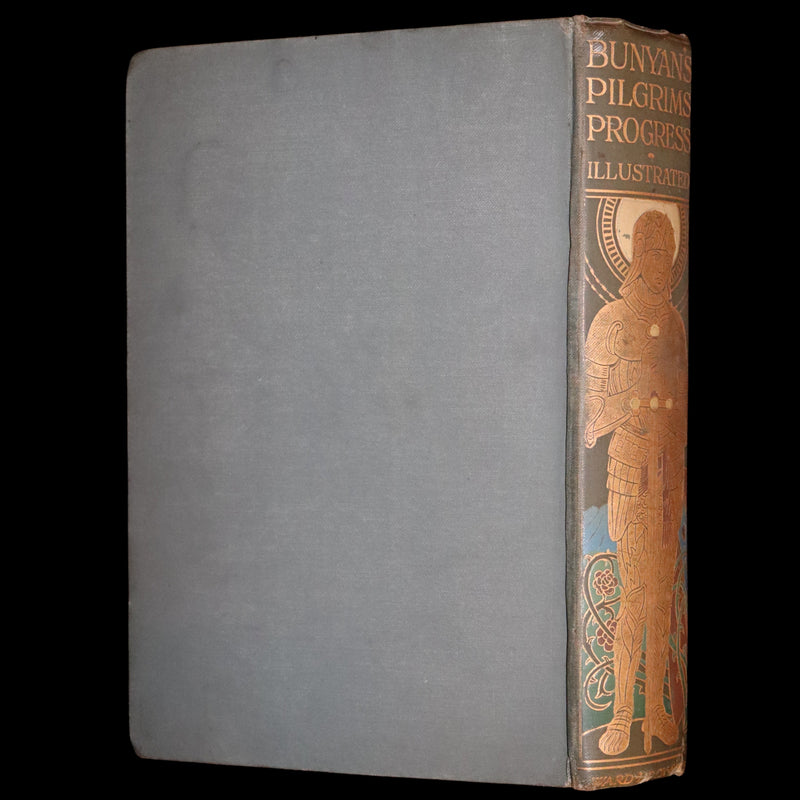 1895 Scarce variant Binding - The Pilgrim's Progress by John Bunyan. Illustrated.
