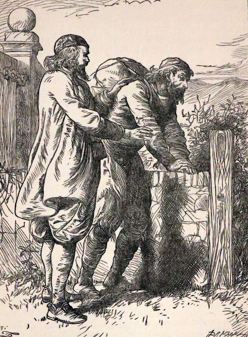 1895 Scarce variant Binding - The Pilgrim's Progress by John Bunyan. Illustrated.