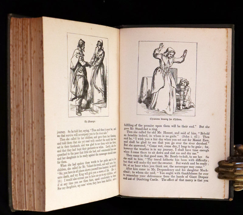 1895 Scarce variant Binding - The Pilgrim's Progress by John Bunyan. Illustrated.