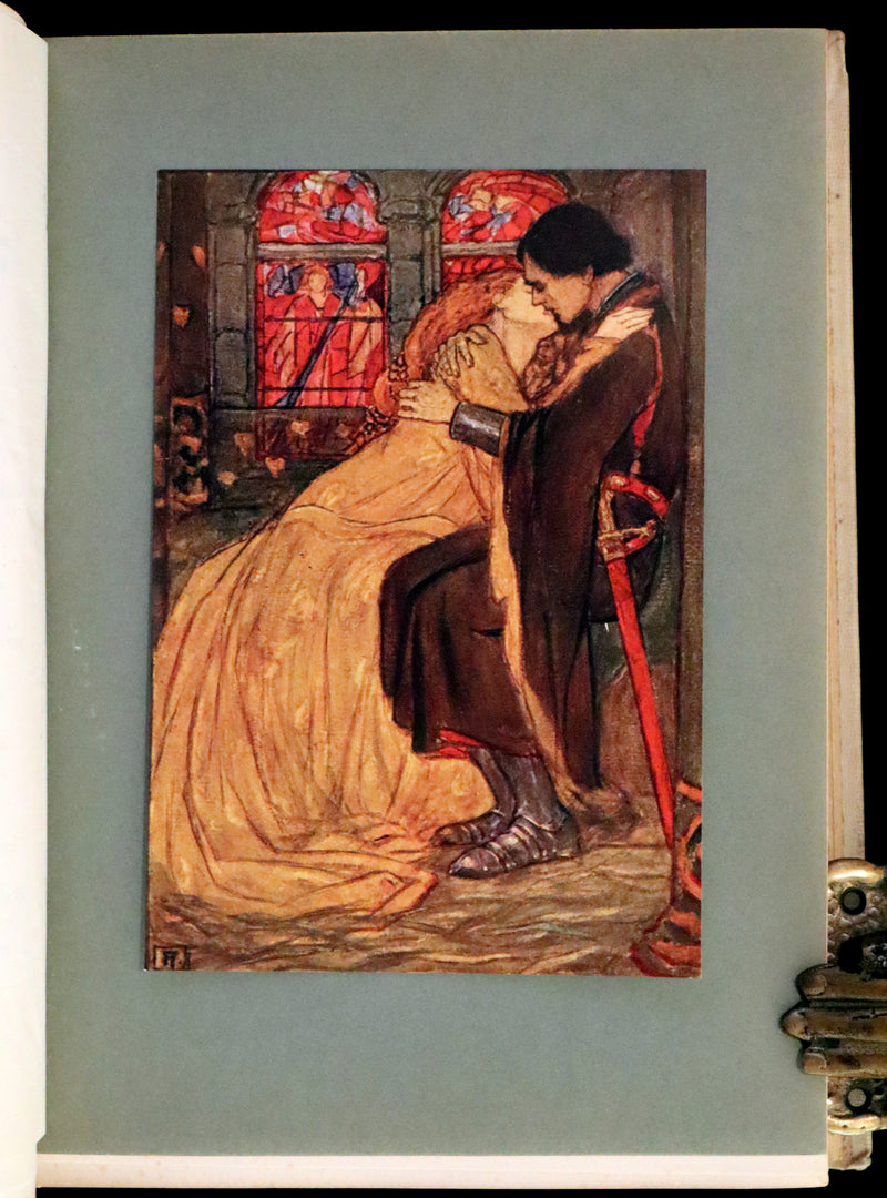 1912 Rare First Edition - Tennyson's Guinevere Illustrated by Pre-Raphaelite Florence Harrison.