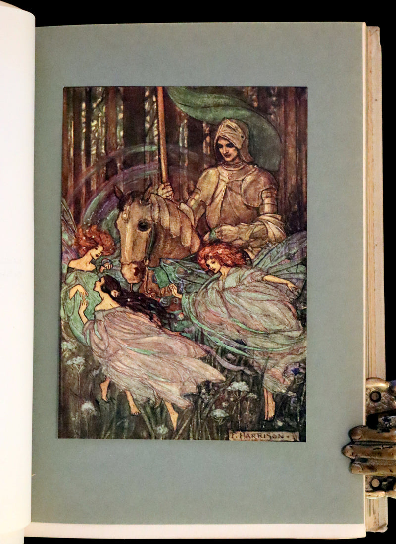1912 Rare First Edition - Tennyson's Guinevere Illustrated by Pre-Raphaelite Florence Harrison.