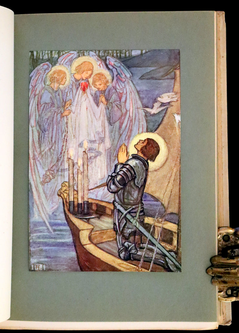 1912 Rare First Edition - Tennyson's Guinevere Illustrated by Pre-Raphaelite Florence Harrison.