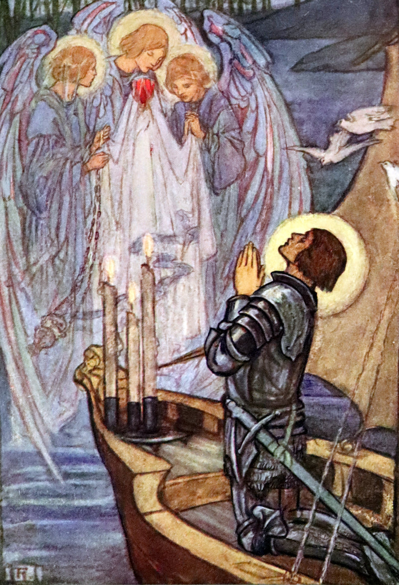 1912 Rare First Edition - Tennyson's Guinevere Illustrated by Pre-Raphaelite Florence Harrison.