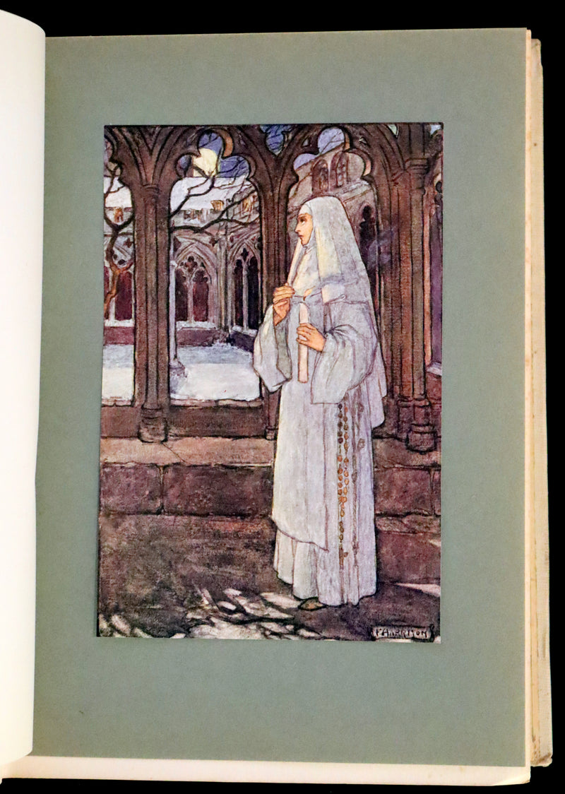 1912 Rare First Edition - Tennyson's Guinevere Illustrated by Pre-Raphaelite Florence Harrison.