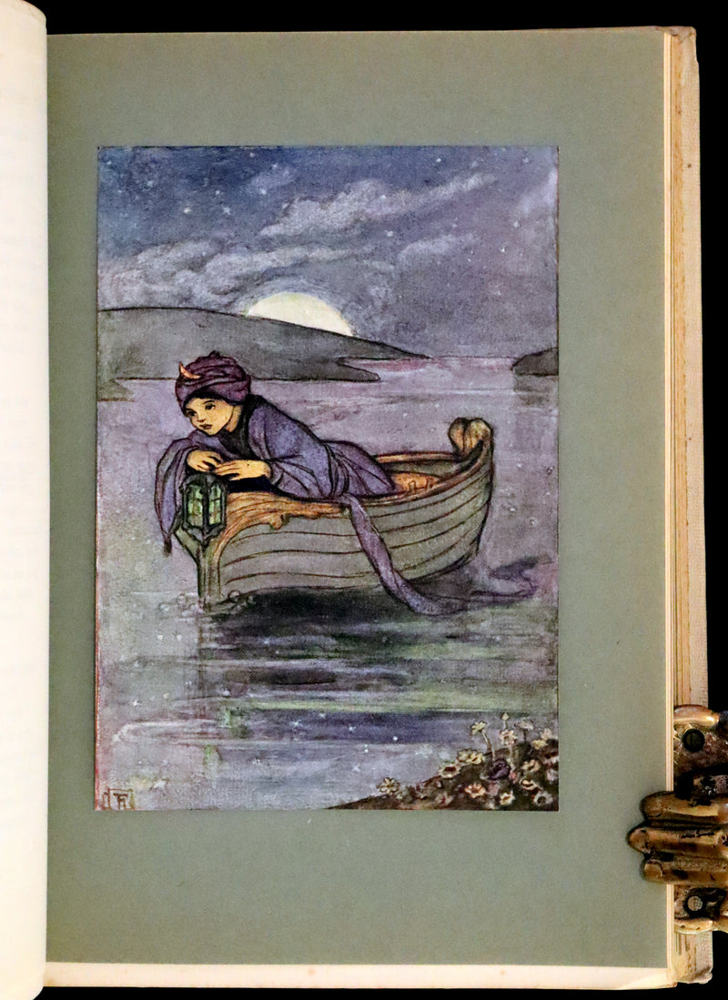 1912 Rare First Edition - Tennyson's Guinevere Illustrated by Pre-Raphaelite Florence Harrison.