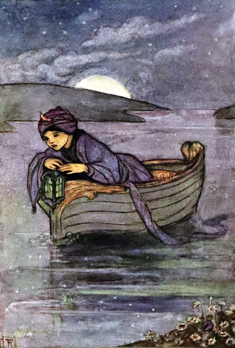 1912 Rare First Edition - Tennyson's Guinevere Illustrated by Pre-Raphaelite Florence Harrison.