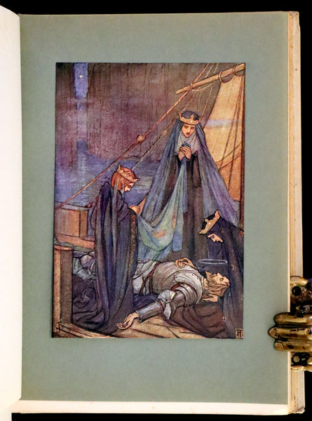 1912 Rare First Edition - Tennyson's Guinevere Illustrated by Pre-Raphaelite Florence Harrison.