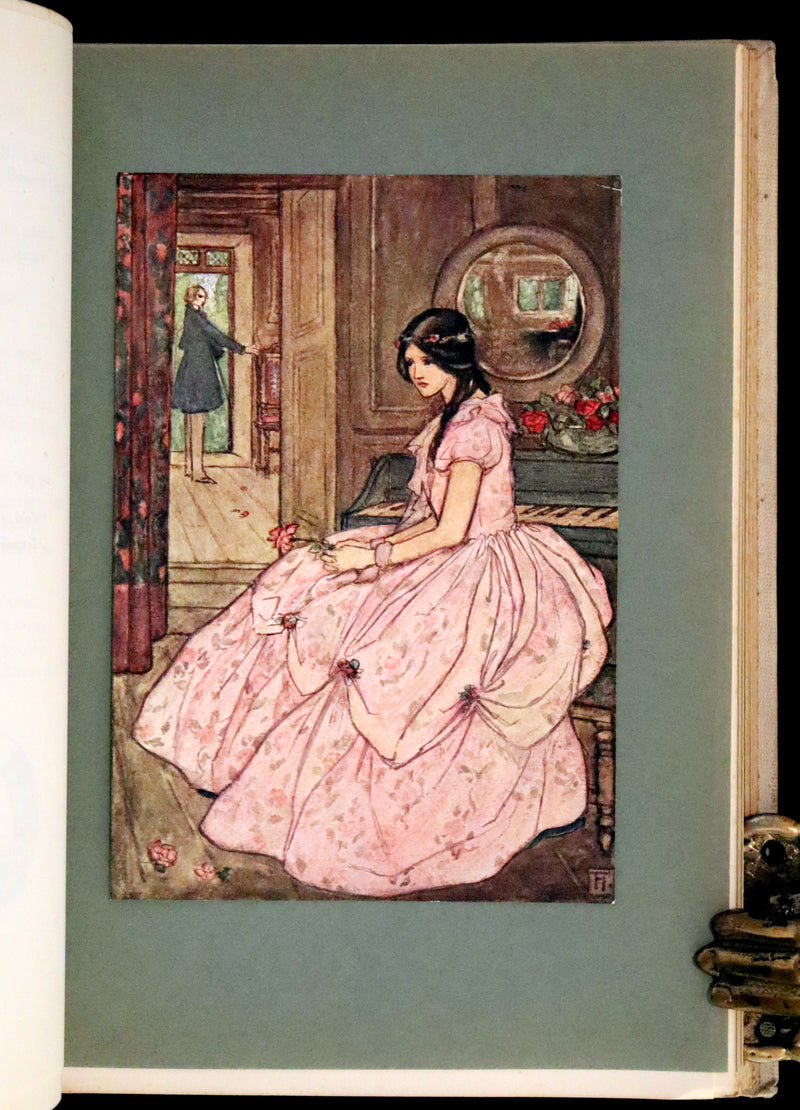 1912 Rare First Edition - Tennyson's Guinevere Illustrated by Pre-Raphaelite Florence Harrison.