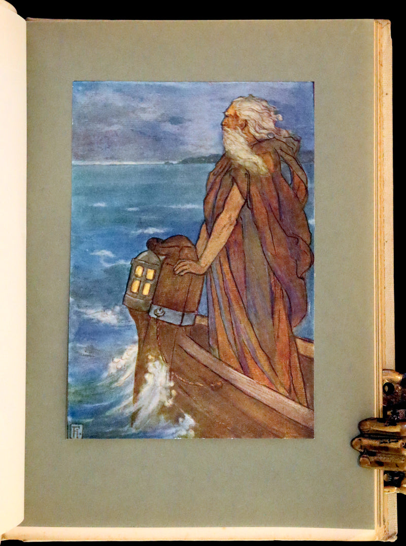 1912 Rare First Edition - Tennyson's Guinevere Illustrated by Pre-Raphaelite Florence Harrison.