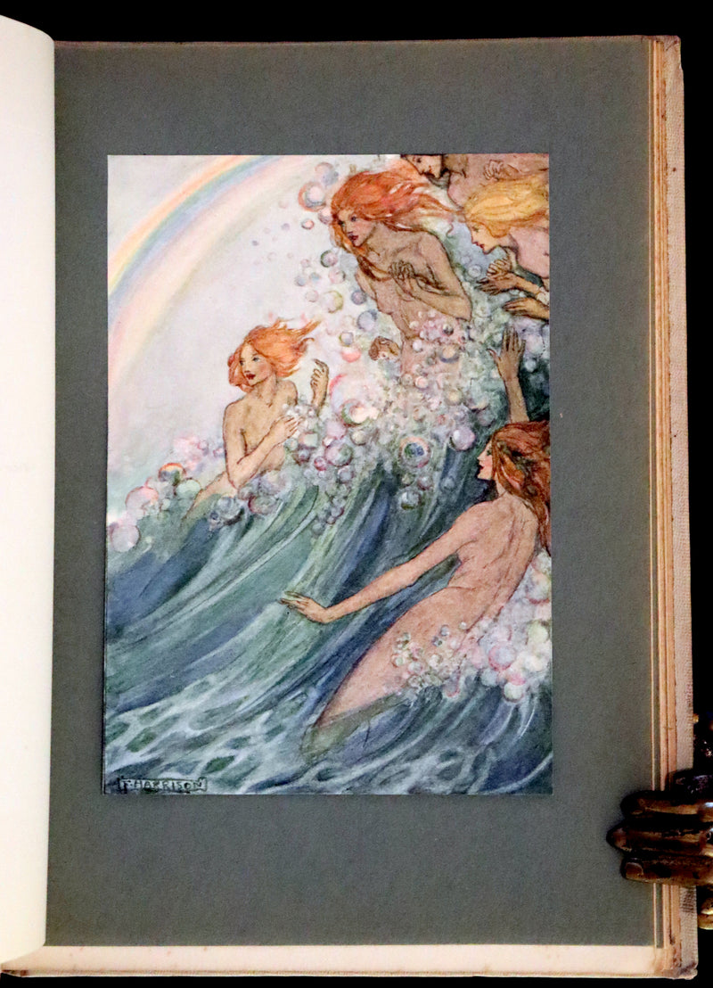 1912 Rare First Edition - Tennyson's Guinevere Illustrated by Pre-Raphaelite Florence Harrison.