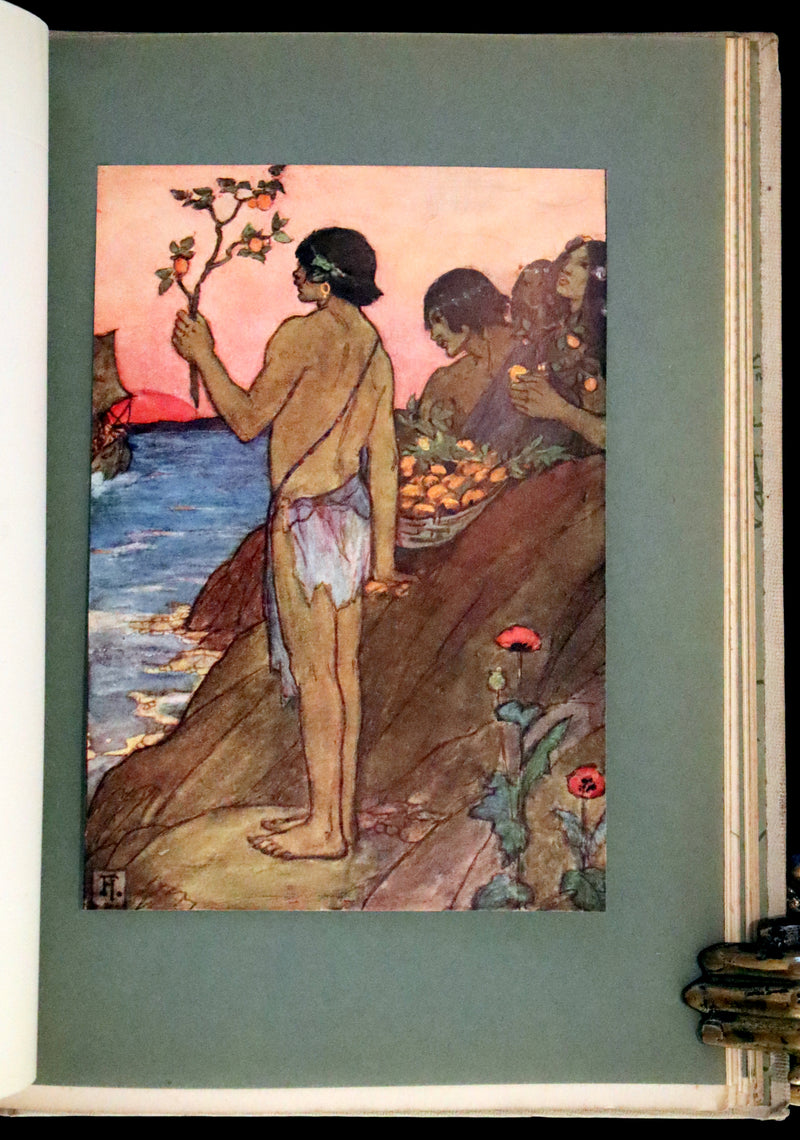 1912 Rare First Edition - Tennyson's Guinevere Illustrated by Pre-Raphaelite Florence Harrison.