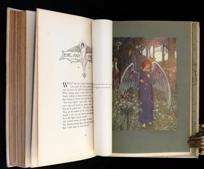 1912 Rare First Edition - Tennyson's Guinevere Illustrated by Pre-Raphaelite Florence Harrison.