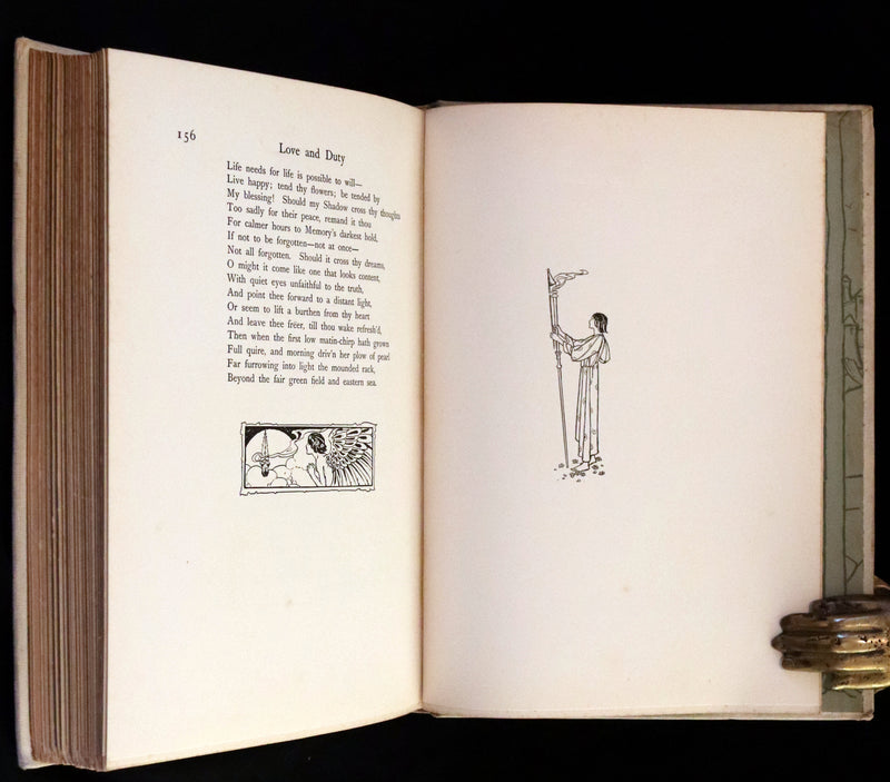 1912 Rare First Edition - Tennyson's Guinevere Illustrated by Pre-Raphaelite Florence Harrison.