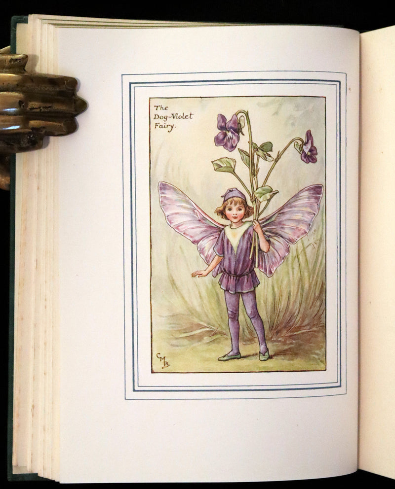 1950 Rare Book - The Book of the Flower Fairies by Cicely Mary Barker.