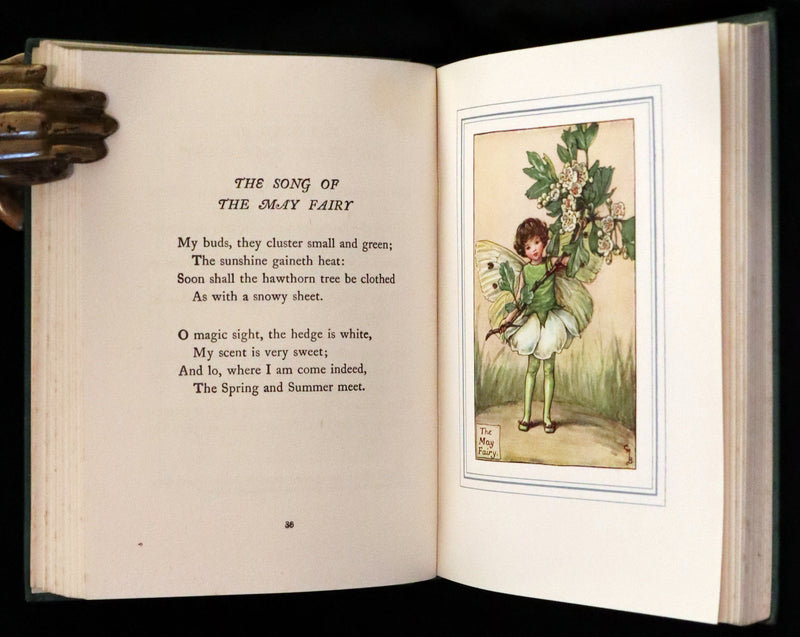 1950 Rare Book - The Book of the Flower Fairies by Cicely Mary Barker.