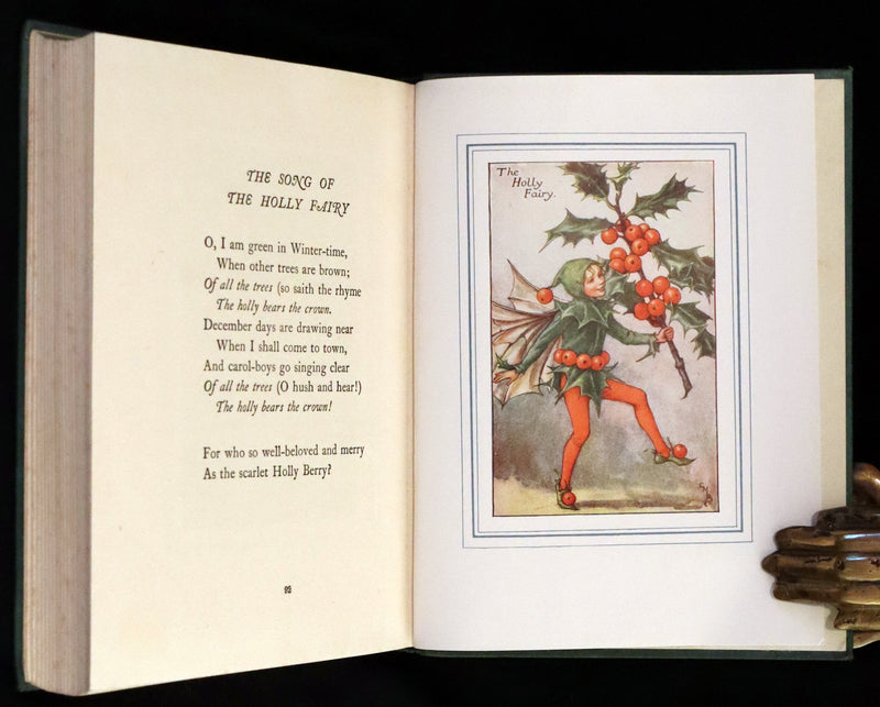 1950 Rare Book - The Book of the Flower Fairies by Cicely Mary Barker.