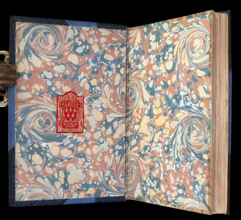 1871 Scarce First Edition bound by Riviere and Son  - Tales of Old Japan by A. B. Mitford with illustrations on wood by Japanese Artists.