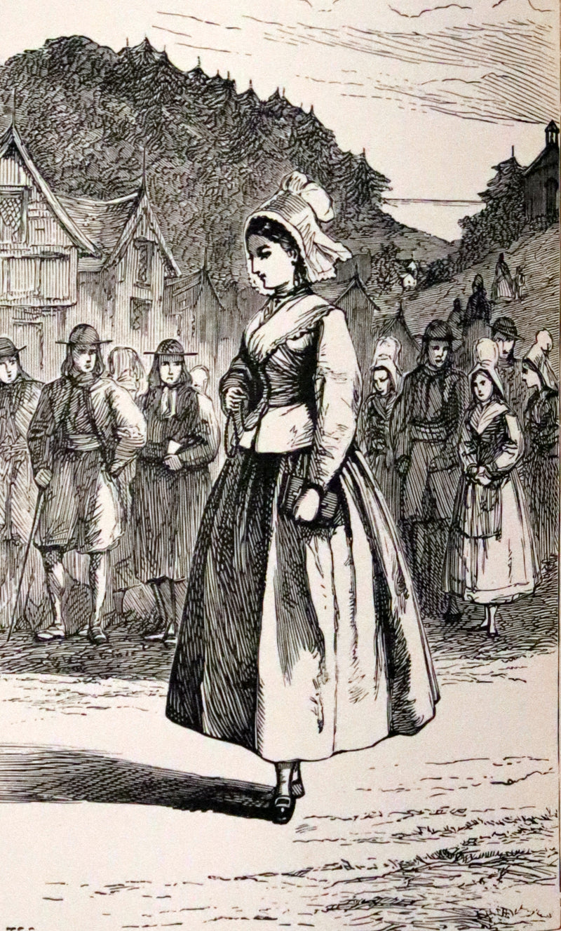 1880 Beautiful Victorian Binding - The Poetical Works of Henry W. Longfellow. Illustrated by Thomas Seccombe.