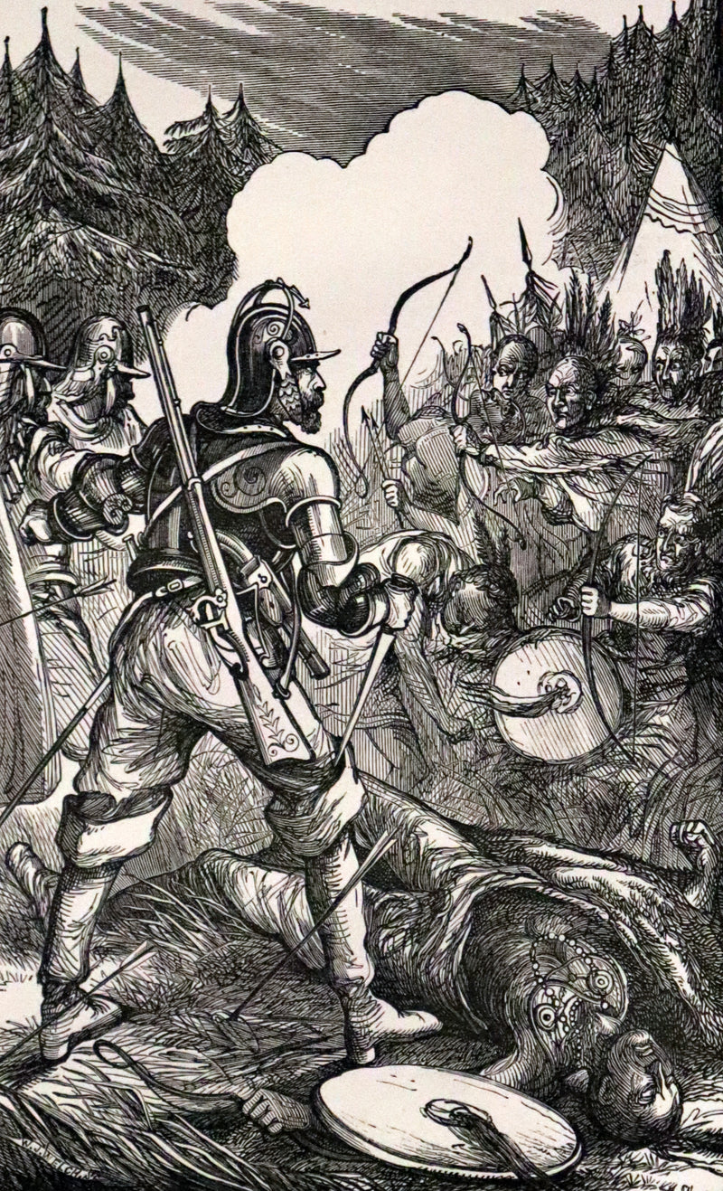 1880 Beautiful Victorian Binding - The Poetical Works of Henry W. Longfellow. Illustrated by Thomas Seccombe.