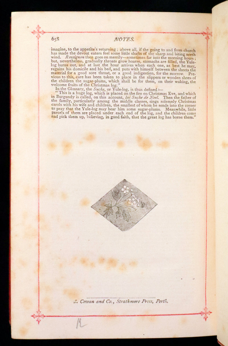 1880 Beautiful Victorian Binding - The Poetical Works of Henry W. Longfellow. Illustrated by Thomas Seccombe.