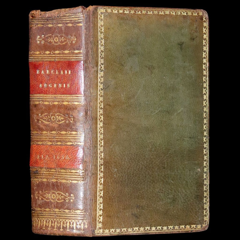 1655 Rare Latin Book - Scottish writer Io. Barclaii Argenis. Editio novissima by Elzevir.