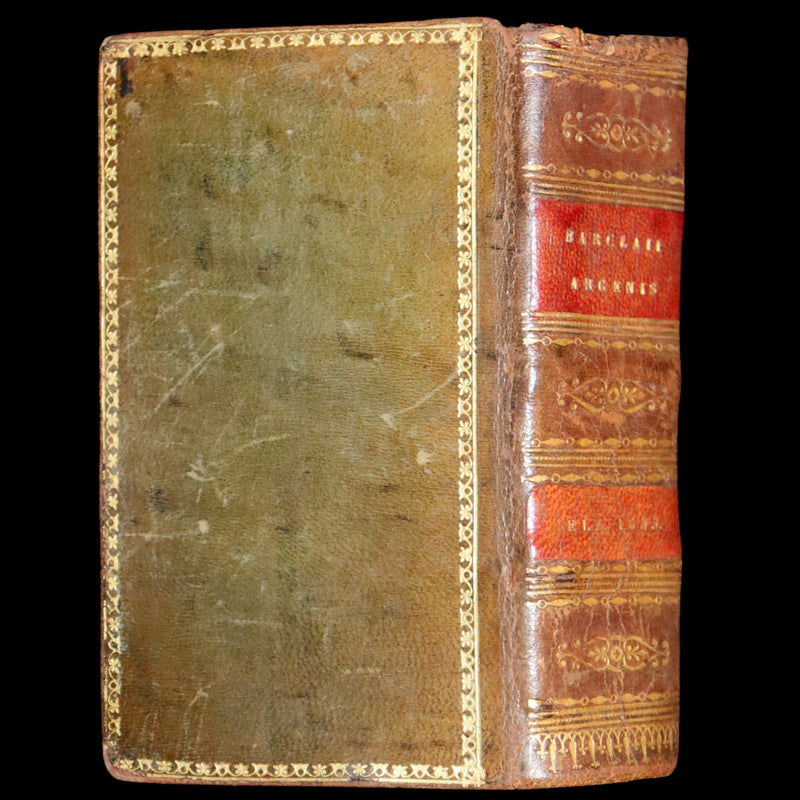 1655 Rare Latin Book - Scottish writer Io. Barclaii Argenis. Editio novissima by Elzevir.