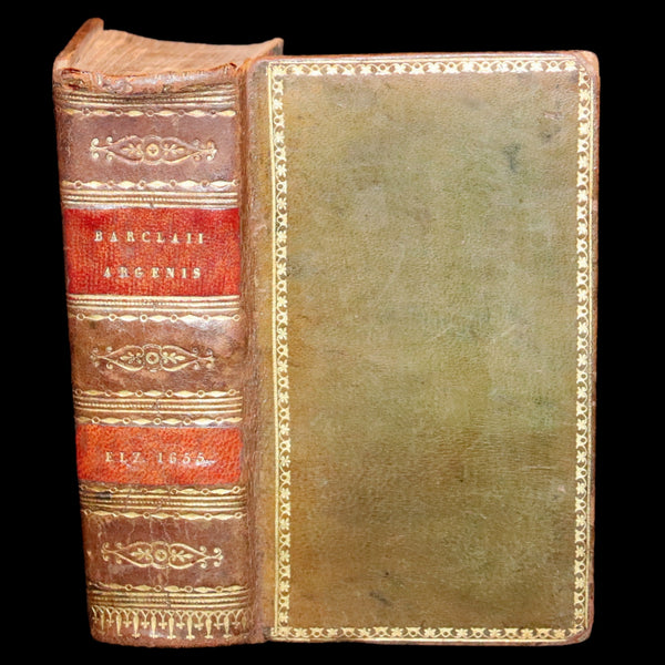 1655 Rare Latin Book - Scottish writer Io. Barclaii Argenis. Editio novissima by Elzevir.