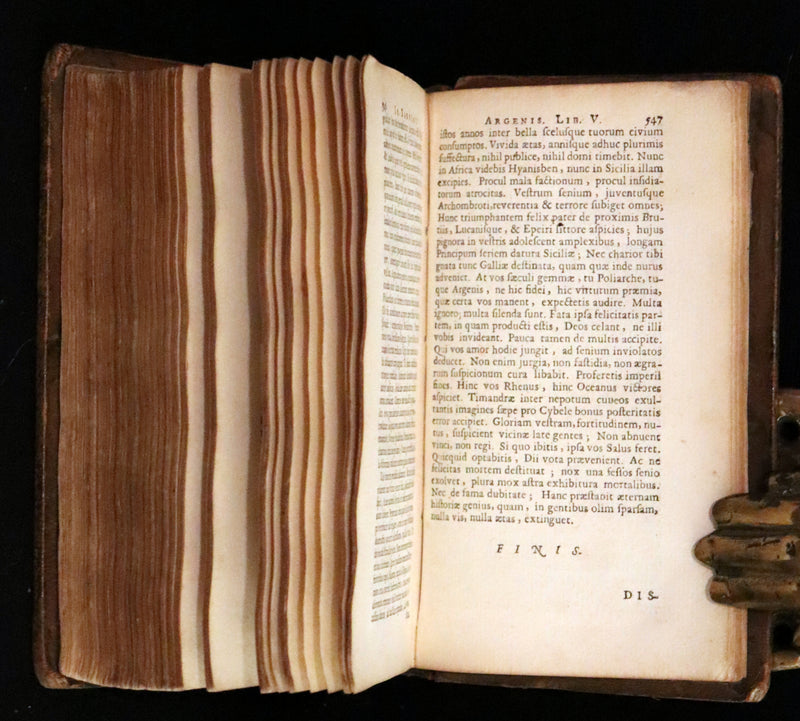 1655 Rare Latin Book - Scottish writer Io. Barclaii Argenis. Editio novissima by Elzevir.