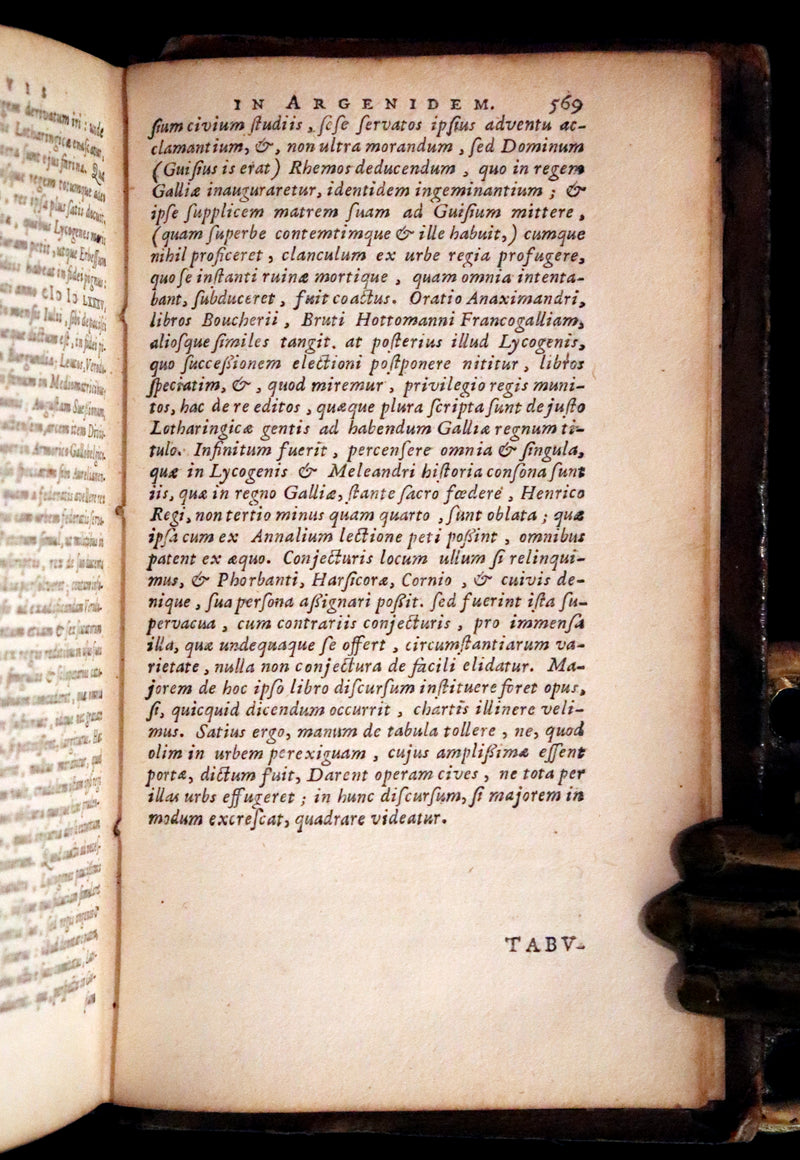 1655 Rare Latin Book - Scottish writer Io. Barclaii Argenis. Editio novissima by Elzevir.