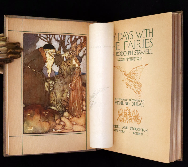 1914 Rare First Edition - My Days With The Fairies illustrated by Edmund Dulac.