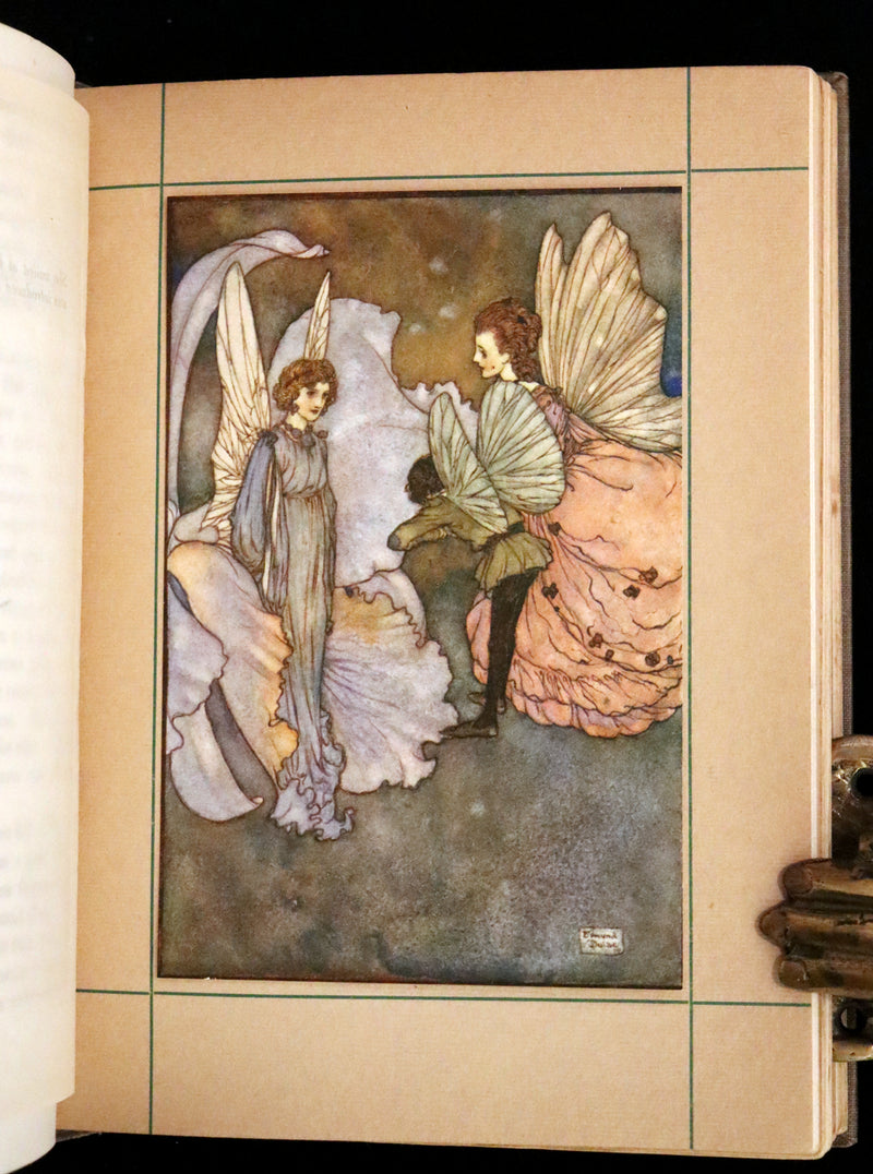 1914 Rare First Edition - My Days With The Fairies illustrated by Edmund Dulac.