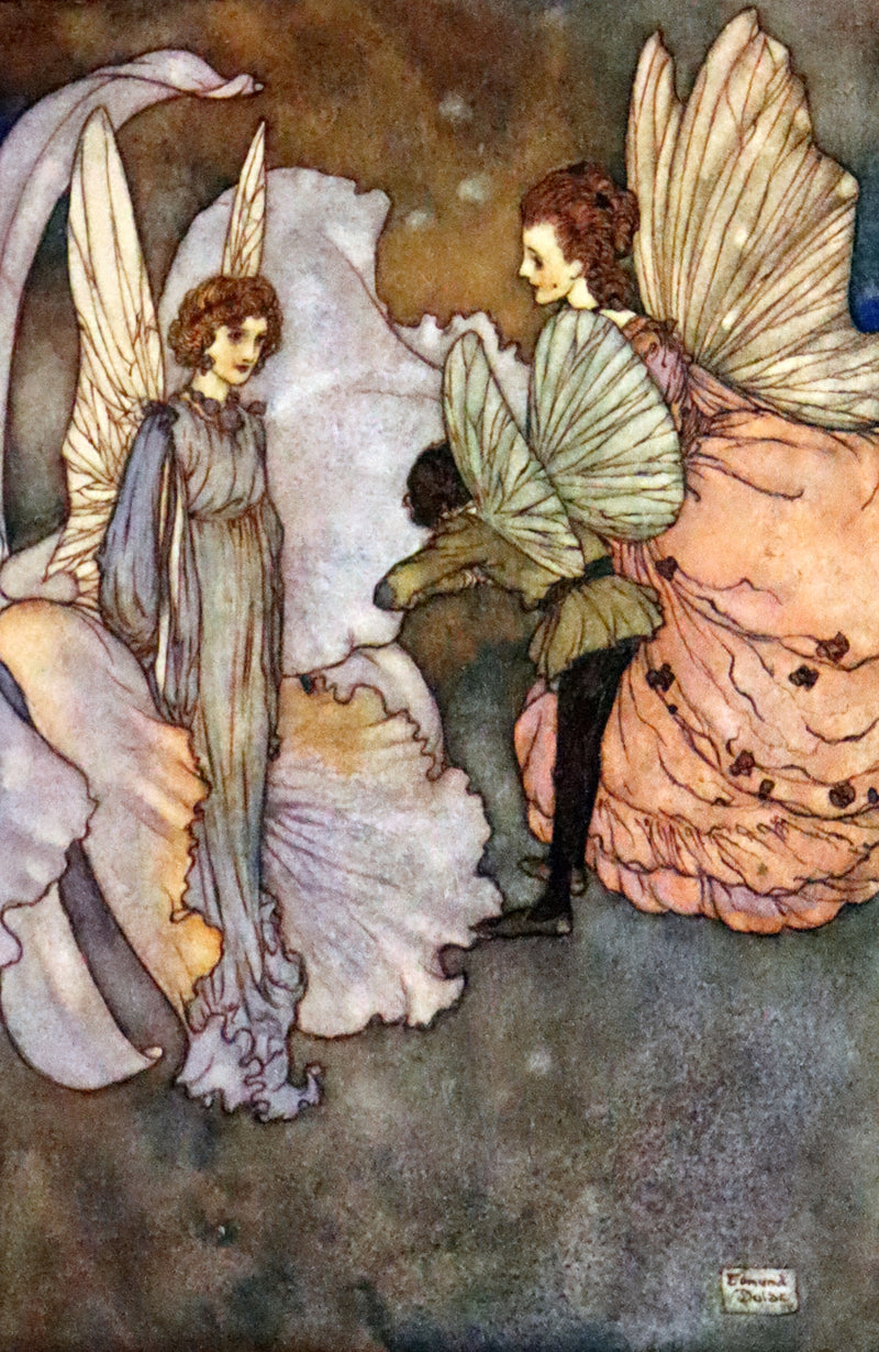1914 Rare First Edition - My Days With The Fairies illustrated by Edmund Dulac.