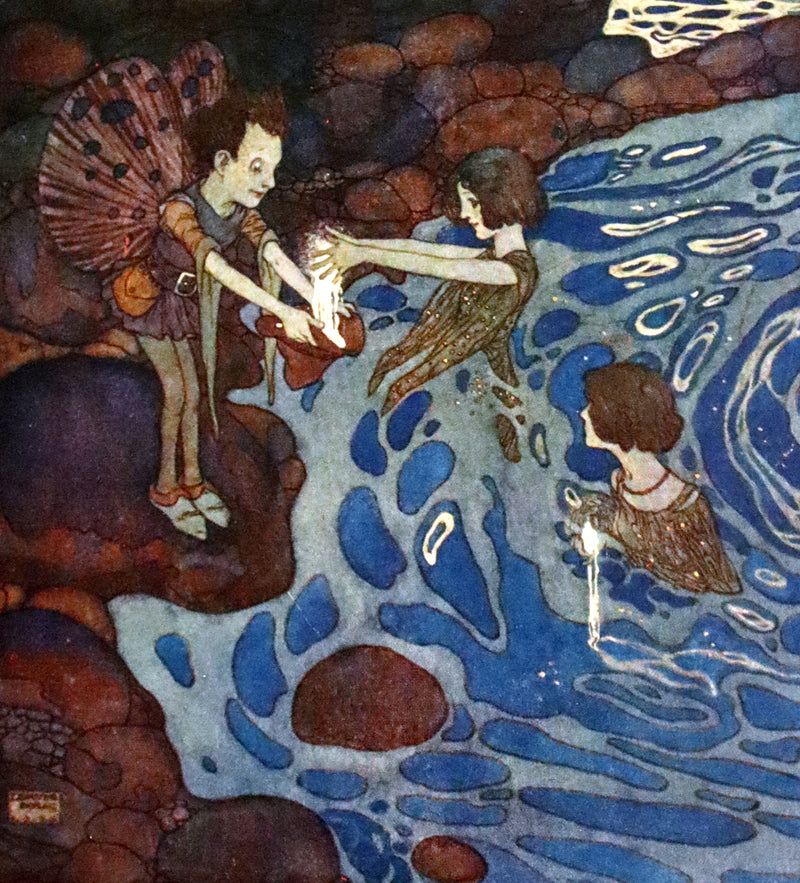 1914 Rare First Edition - My Days With The Fairies illustrated by Edmund Dulac.