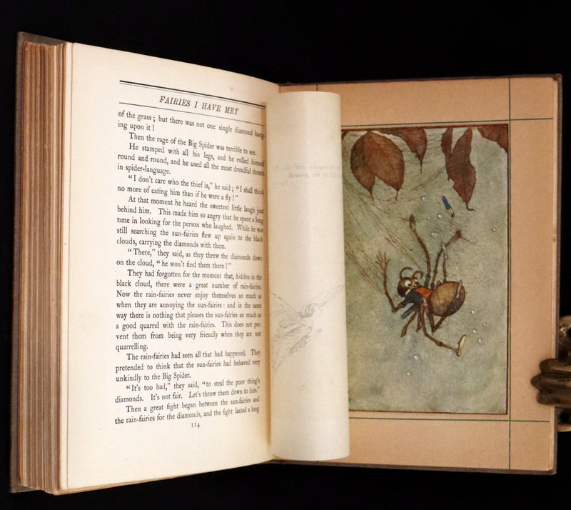 1914 Rare First Edition - My Days With The Fairies illustrated by Edmund Dulac.