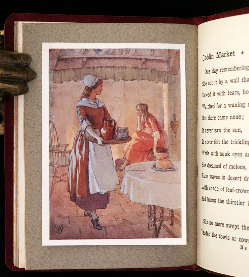 1912 Scarce First Deluxe Edition - Goblin Market by Christina Rossetti illustrated by Margaret W. Tarrant.