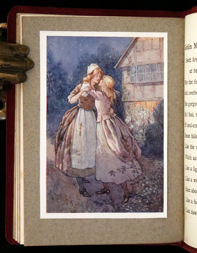 1912 Scarce First Deluxe Edition - Goblin Market by Christina Rossetti illustrated by Margaret W. Tarrant.