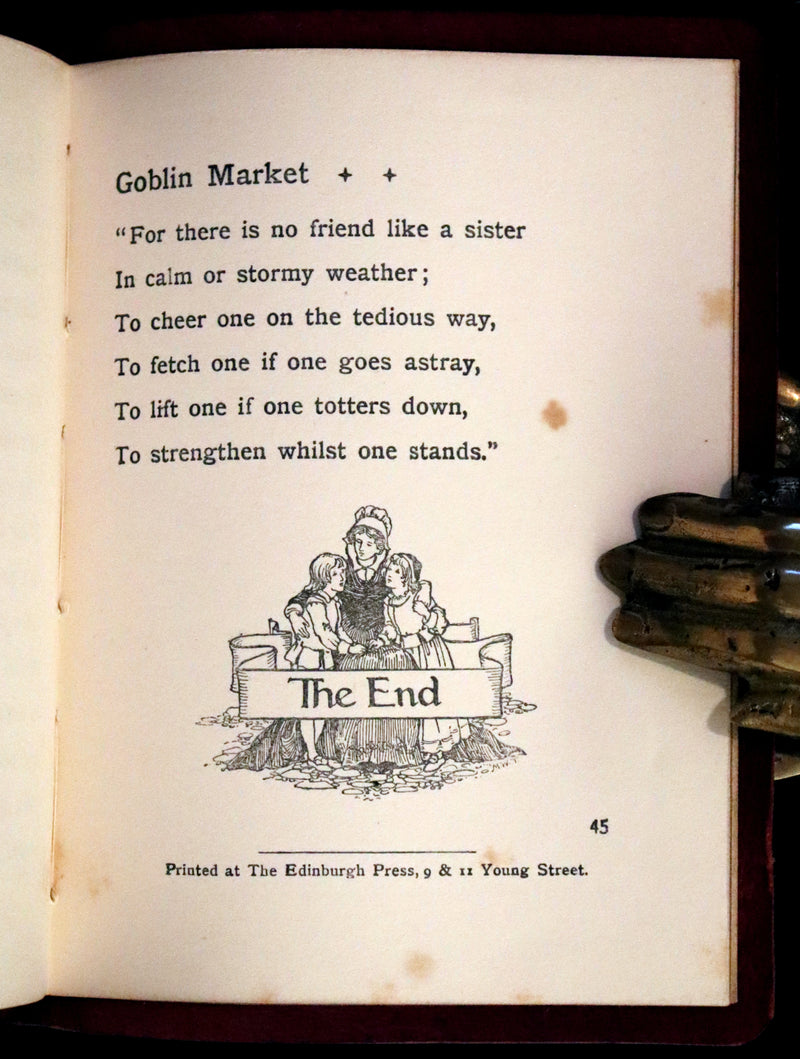1912 Scarce First Deluxe Edition - Goblin Market by Christina Rossetti illustrated by Margaret W. Tarrant.