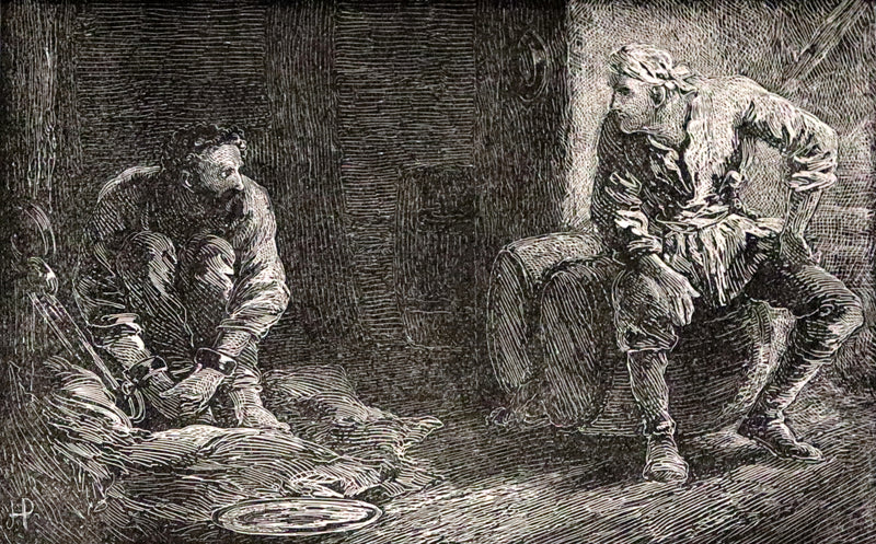 1890 Rare Victorian Book - The Madman and the Pirate by Robert Michael Ballantyne.