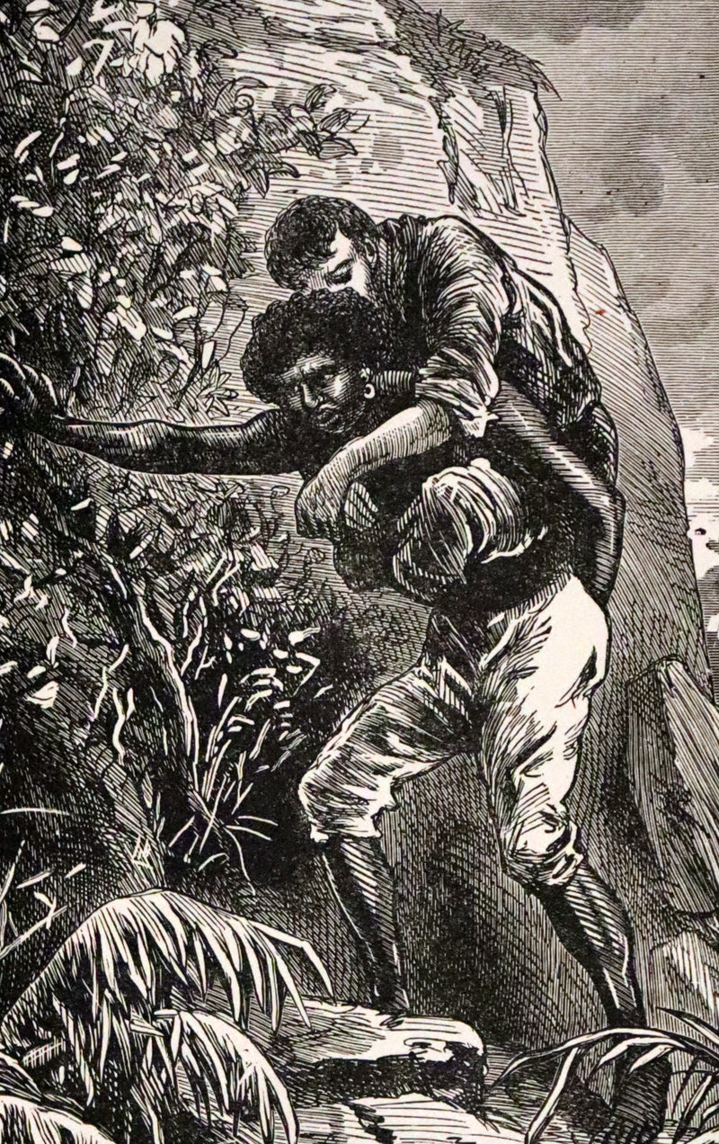 1890 Rare Victorian Book - The Madman and the Pirate by Robert Michael Ballantyne.