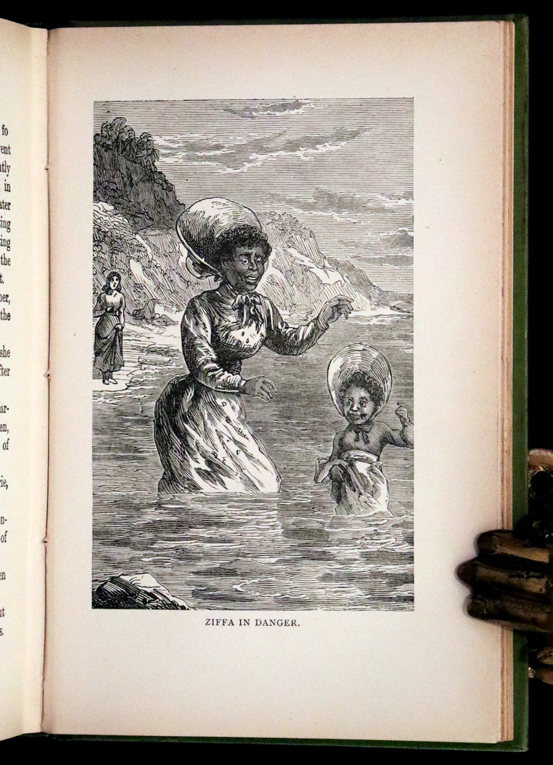 1890 Rare Victorian Book - The Madman and the Pirate by Robert Michael Ballantyne.
